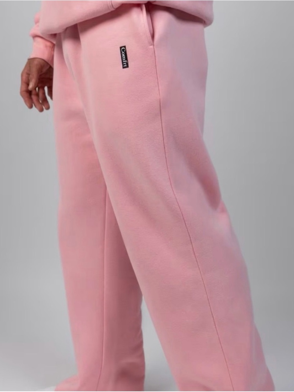 Comfrt Comfy Pink Cozy Sweatpants